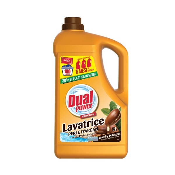 DUAL POWER LIQ.LAV.ARGAN 100 LAVAGGI LT.5